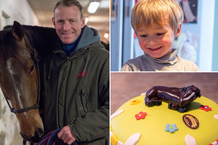 Jerringhjälten firades med tårtkalas på hemmaplan
