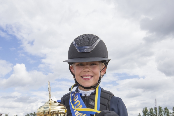 12-åring på pallen i en 1,30-hoppning