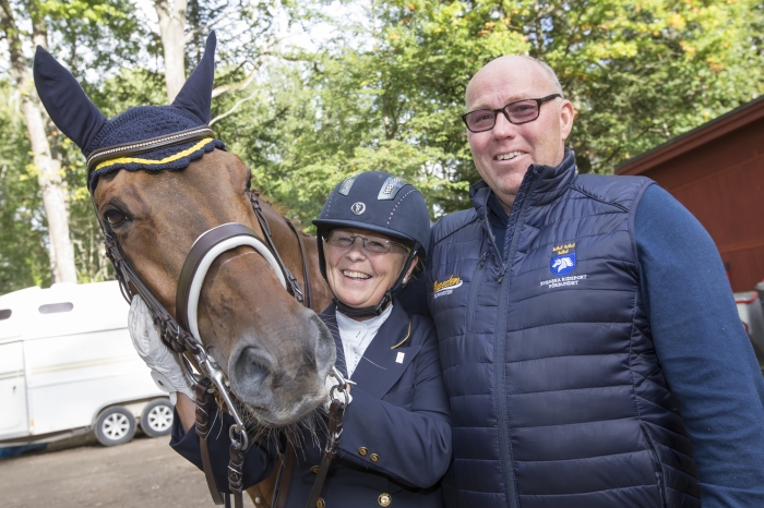 Hattrick i andraplatser till Louise och Zernard