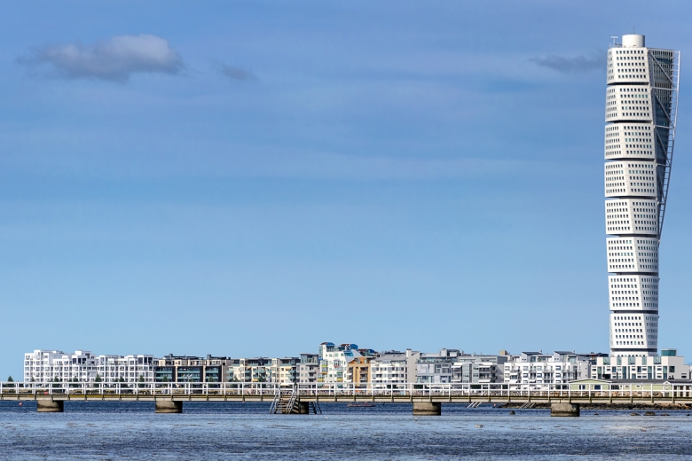 Laddar för tävling på Malmös riviera