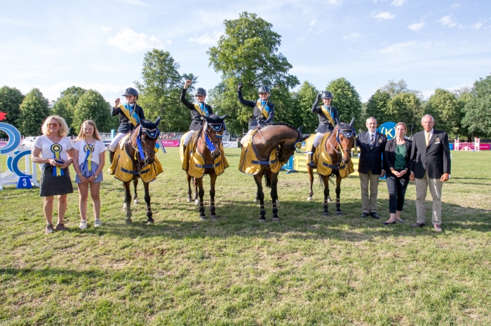 Guldrutinerat ponnylag vann SM-finalen