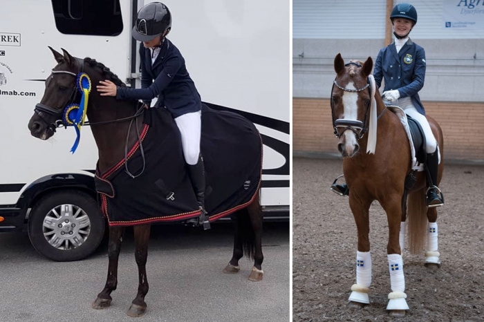 Dubbelsegrar till Emmie och Nicole