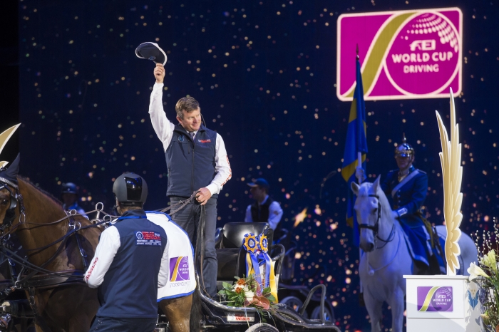 VM-medaljörerna kör på Friends