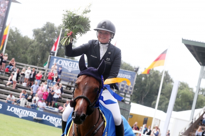 Stephanie hoppade hem dubbel i Folksam Open