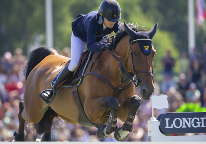 Flera olympiska ryttare laddar upp i Falsterbo