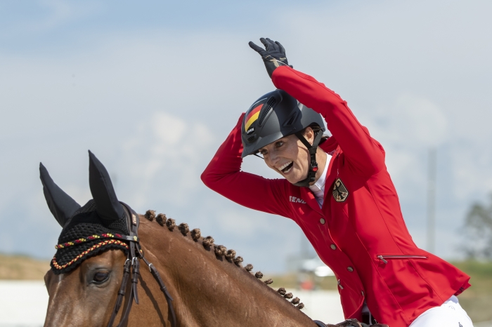 Regerande världsmästaren i hoppning har gift sig