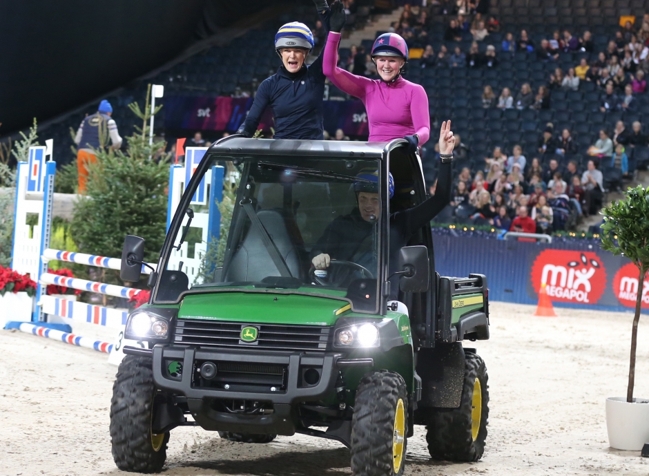 Fälttävlandslaget krossade hoppgänget i ride & drive