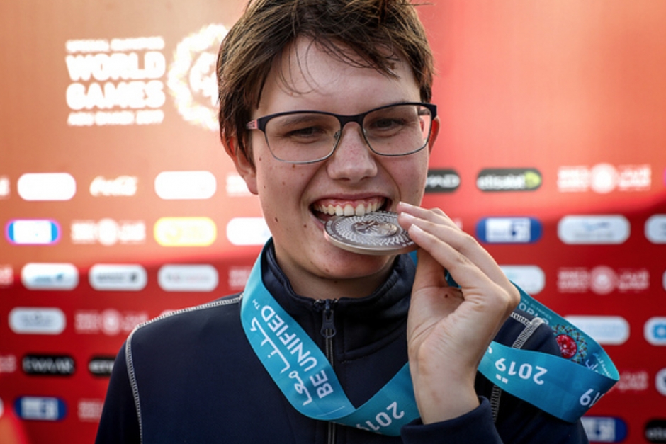 Svensk ryttare tog silver på Special Olympics