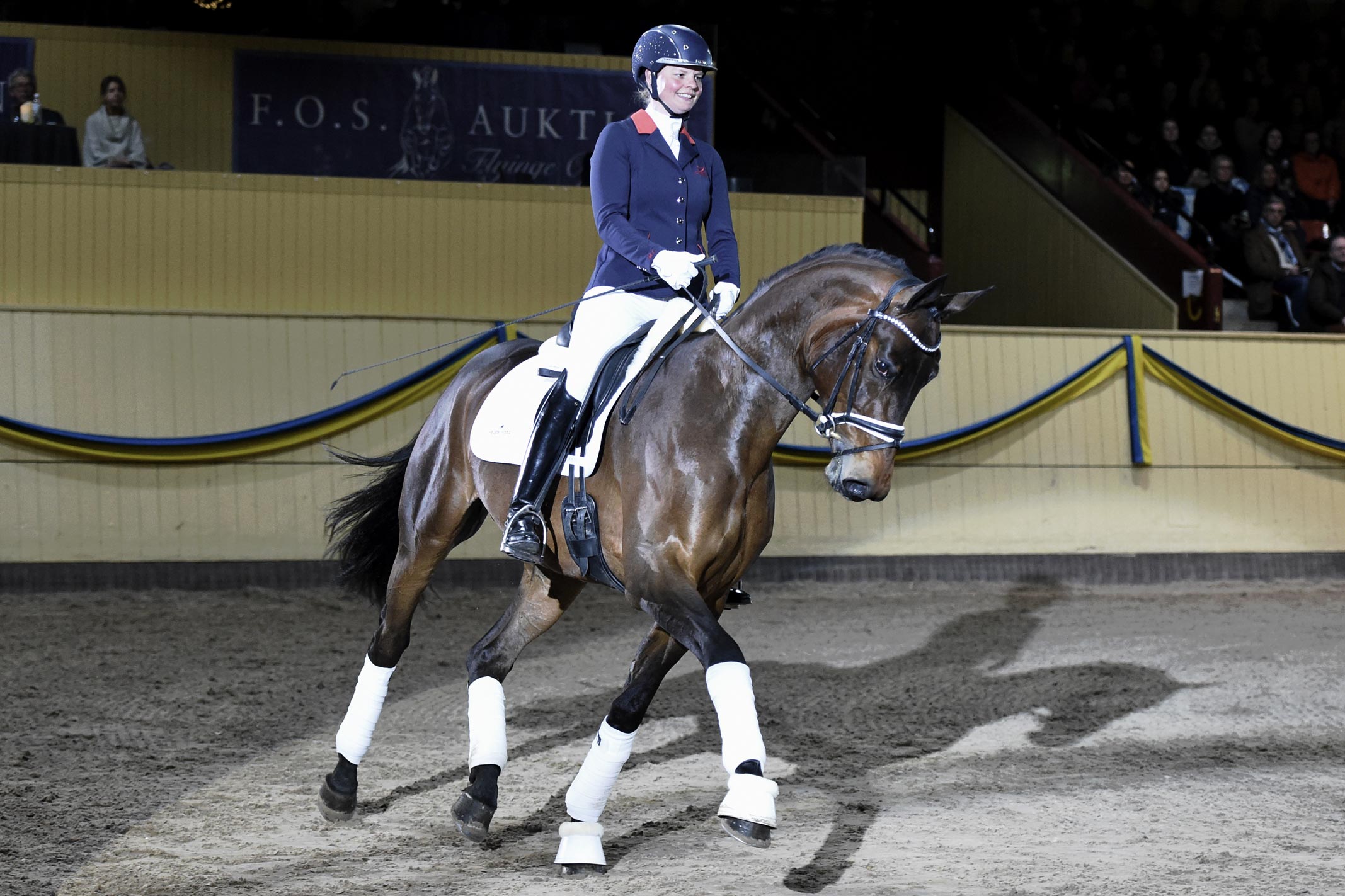 Maike Lang med Atterupgaards Barcelo (OLD hingst f-16 e Bon Coeur u Atterupgaards Dicte e Daprimond-Donnerhall)