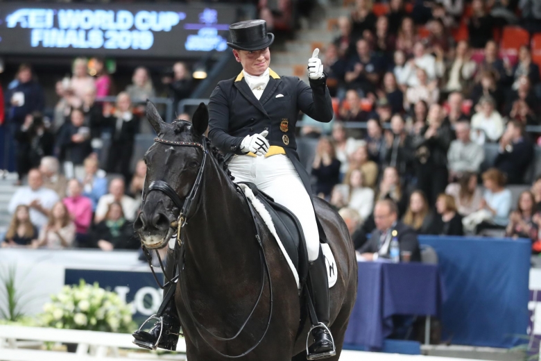 Isabell Werth tar sin tredje världscuptitel på raken