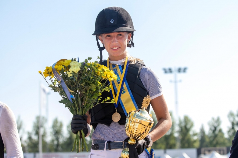 Filippa Enmark tog SM-guldet bland juniorerna