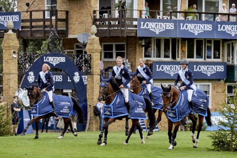 Fenomenal vinst av Sverige i Hickstead