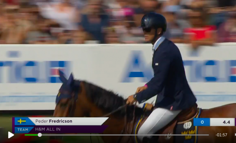 Se Peder Fredricsons avgörande runda i Nations Cup