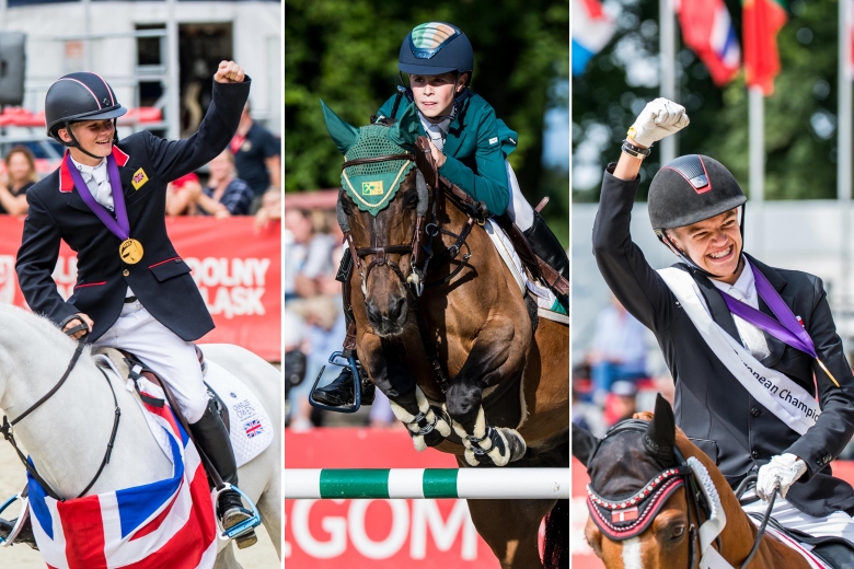 Bildbomb: Medaljörerna från ponny-EM