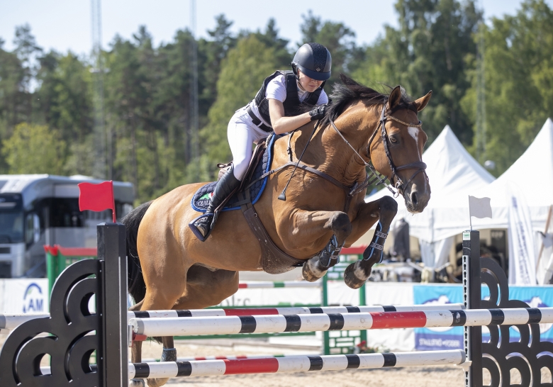 De rider final i Riksmästerskapet