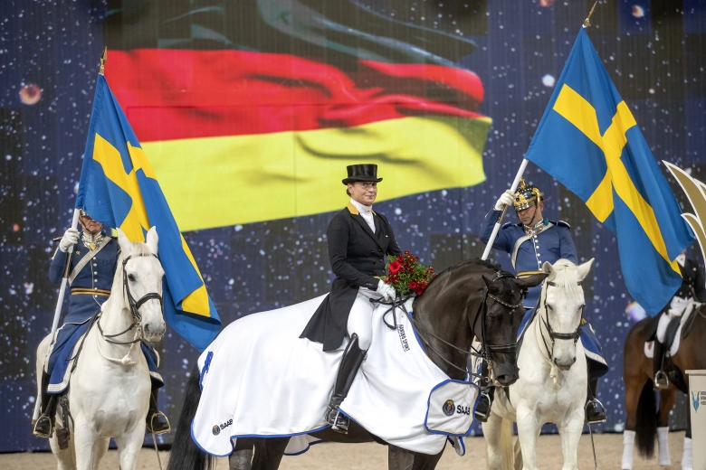 Isabell Werth tog täten inför kürfinalen