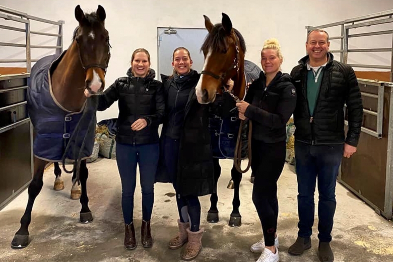 Cathrine Dufour satsar på hoppning