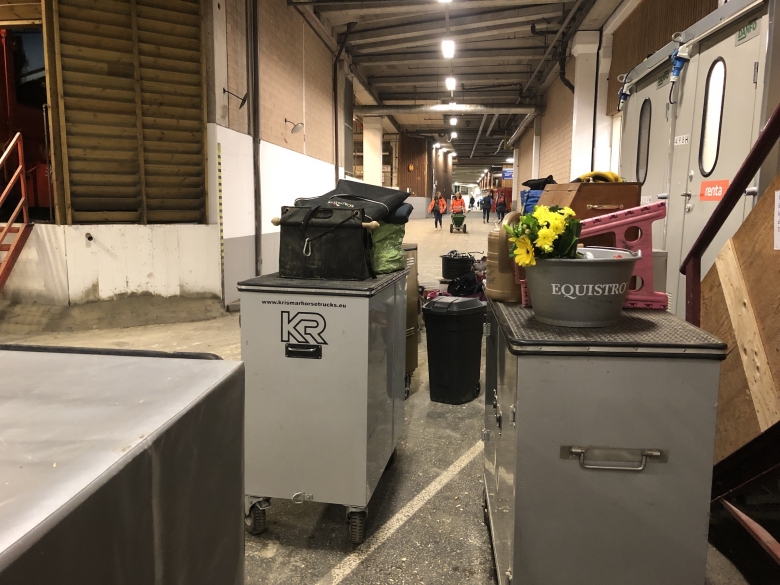 Tältstall utrymdes i Scandinavium