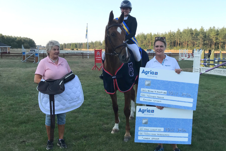 Stor unghästfinal i fälttävlan – här är vinnarna