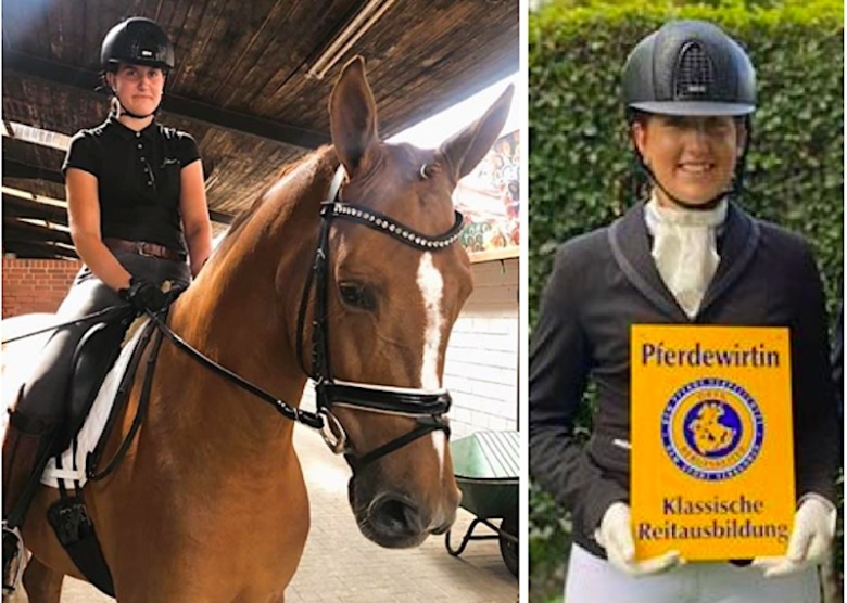 Helsingborgstjejen fixade tysk beridarexamen