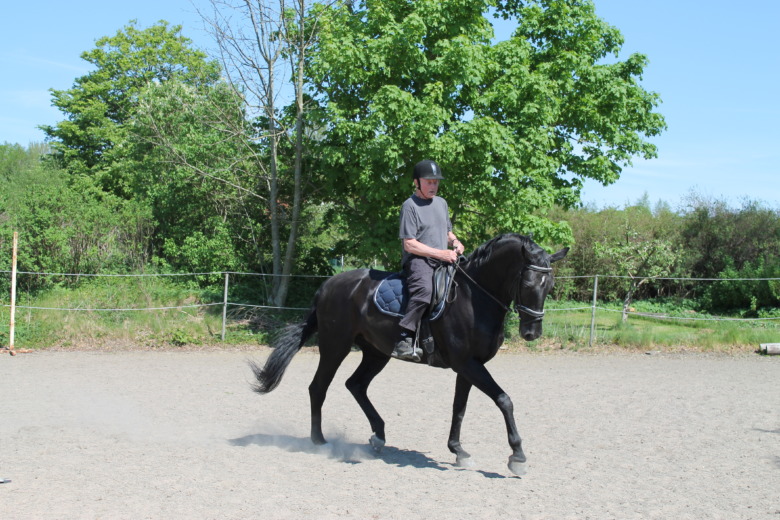 90-årige mentorn Göran Casparssons ridråd håller ännu