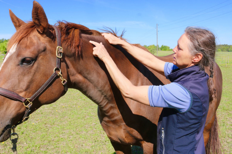 Lätt massage får i gång systemet