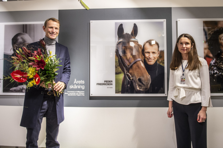 Peder Fredricson får porträtt på Malmö Airport