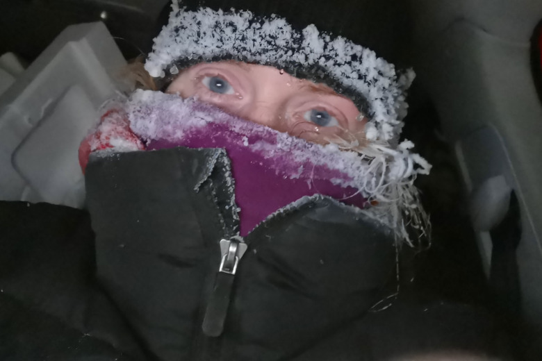 ”Om det är kallare än minus 30 skrittar jag bara”