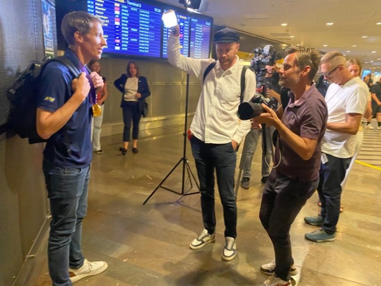 Ridsport Play: Guldhjältarna firades på Arlanda