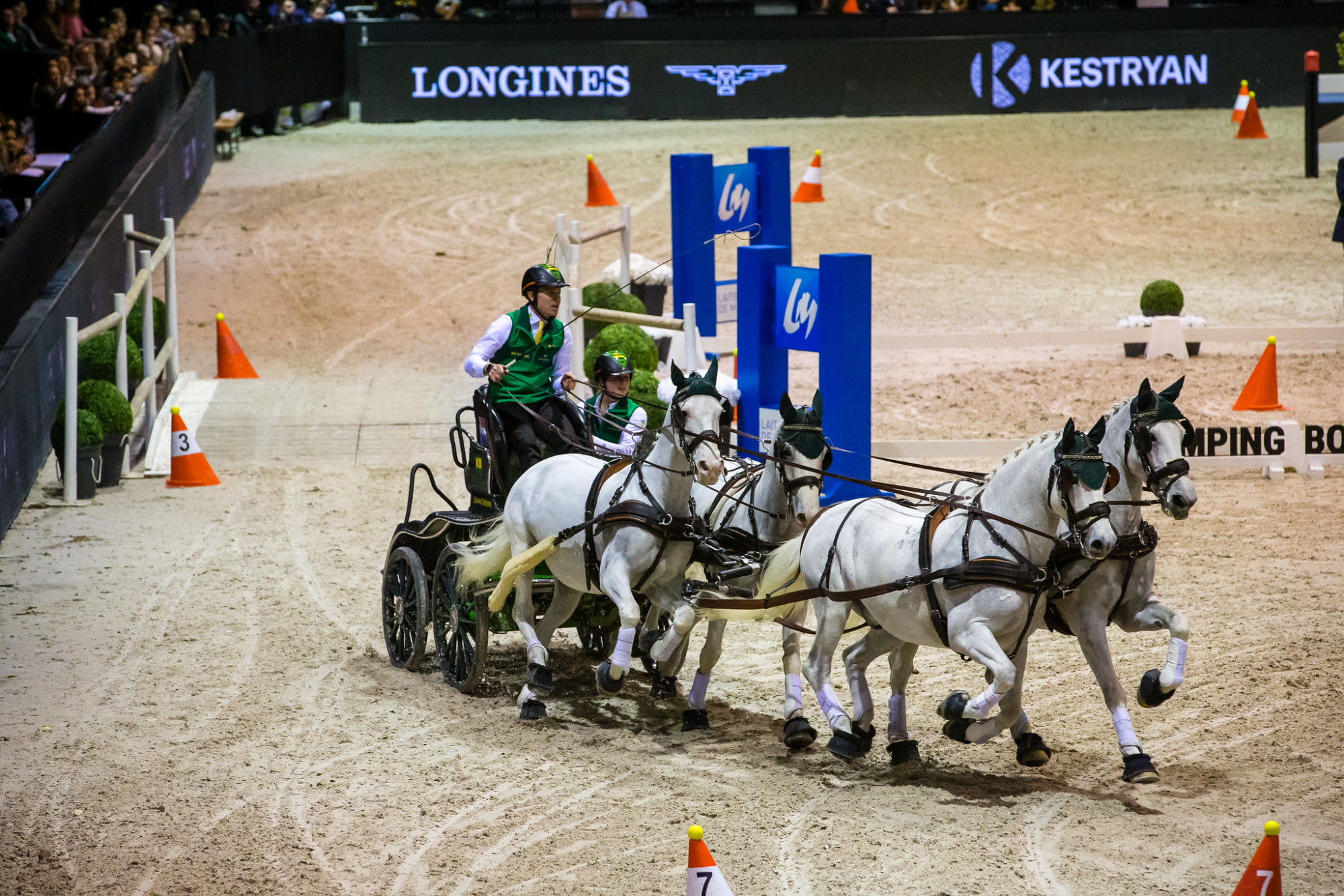 Bram Chardon (NED) - second place at the FEI Driving World Cup Final 2023 - Bordeaux