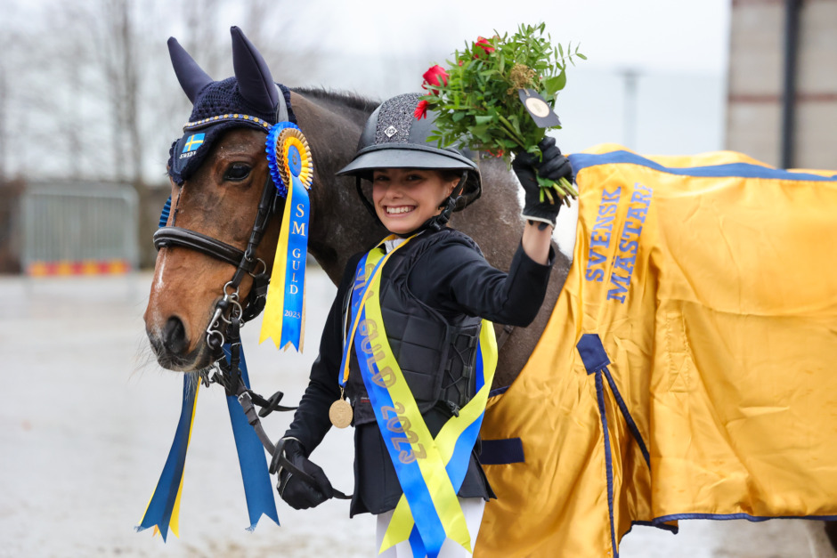 Astrid Kaczynski är svensk mästare på B-ponny: ”Fanns bara i mina drömmar”