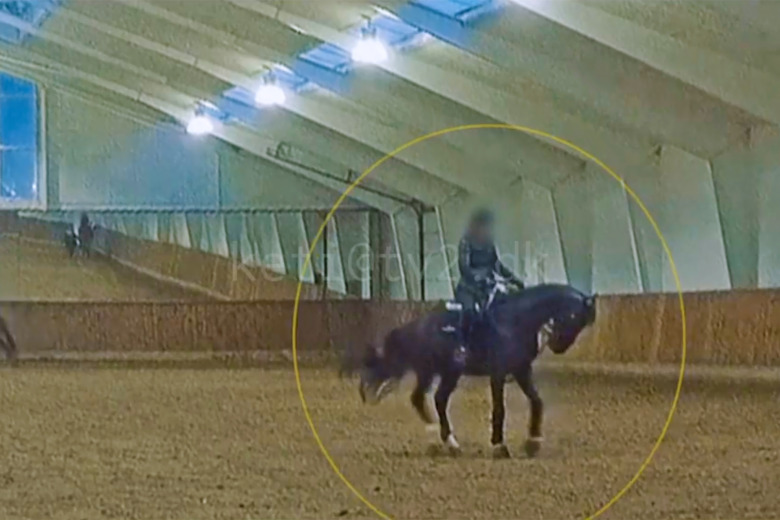 Skräckbilder från Helgstrand i dansk tv