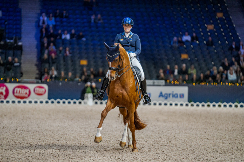 Cecilia Bergåkra på pallen i trestjärnig GP Special