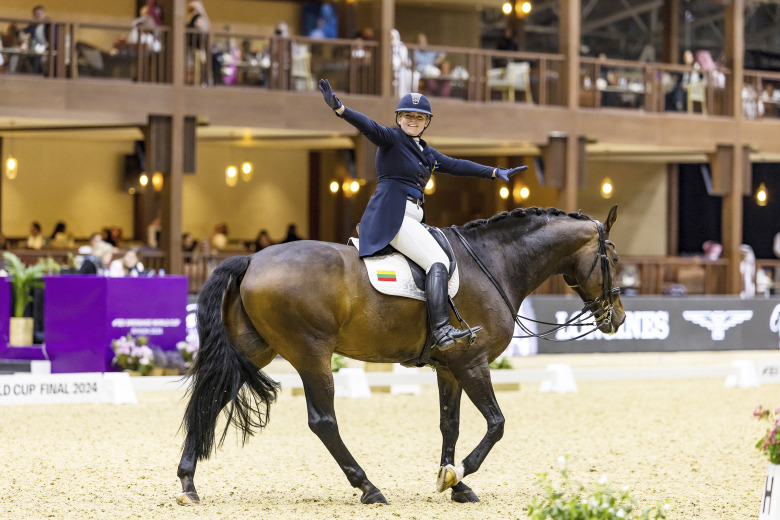 Justina Vanagaitė: ”Jag kan rida GP utan sadel, träns och sporrar”