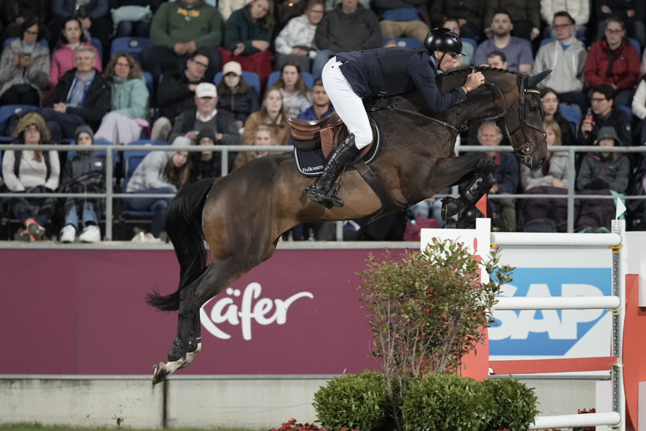 Peder Fredricson på pallen i femstjärnig Grand Prix