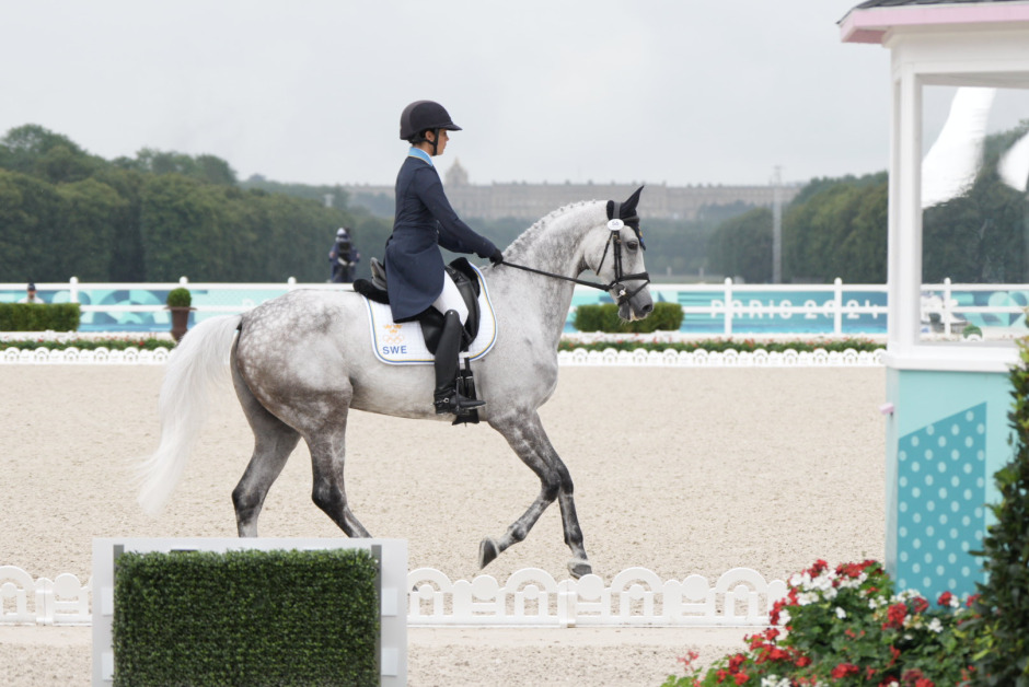 Louise Romeikes Caspian visade terrängreflexer – i dressyren