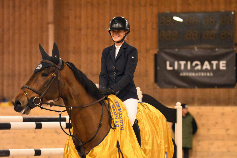 Linn Widmark är svensk inomhusmästare