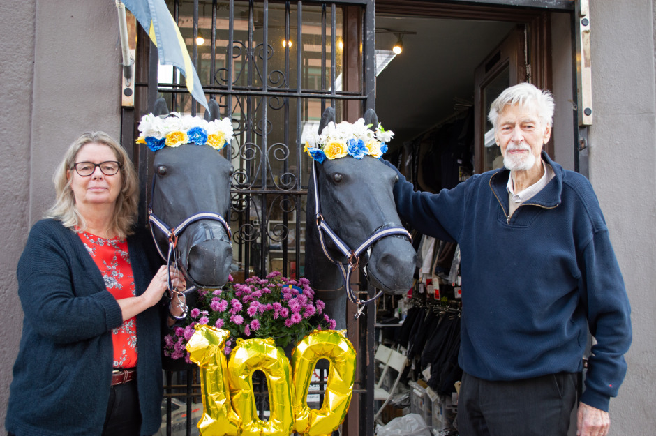 Historisk läderbutik fyller 100 år