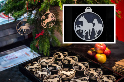 Juldekoration – FLERA HÄSTAR 3 st