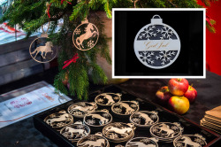 Juldekoration – GOD JUL 3 st