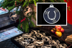 Juldekoration – HÄSTSKO 3 st