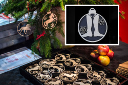 Juldekoration – RIDSTÖVEL 3 st