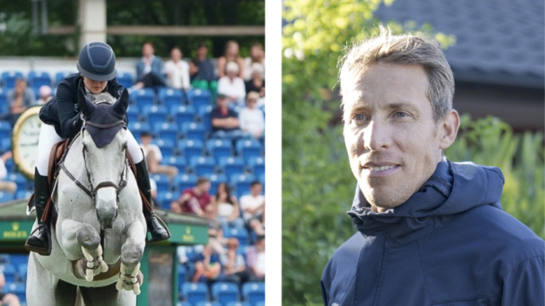 Placering i första 1,50-starten för nya svenska kombon