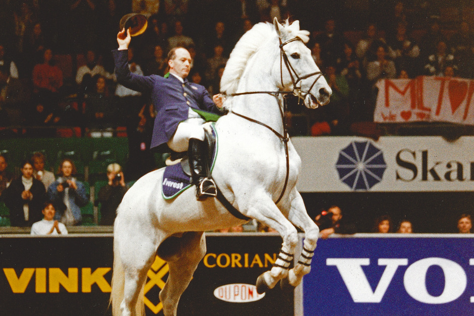 Milton hyllades på Scandinavium 1995