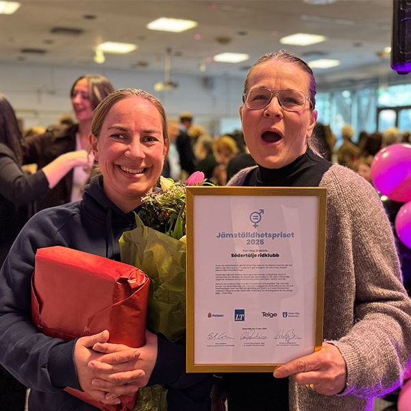 Ridklubb vann kommunens jämställdhetspris