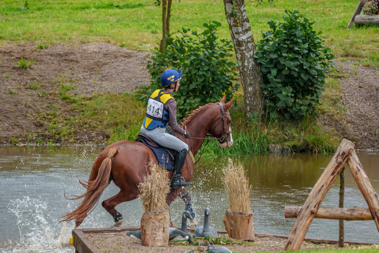 Kan Go BlueKan Go Blue med Sandra Gustafsson på Breeders TRophy i fälttävlan som unghäst.