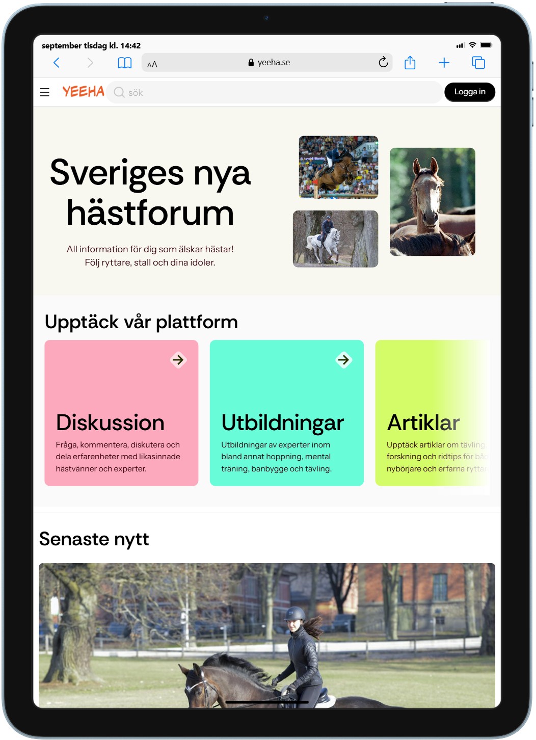 Skärmbild Yeeha