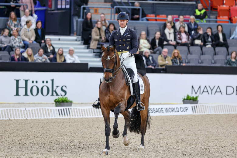 Patrik Kittel nöjd trots andraplats: ”Han trodde det var mer hockey än dressyr”