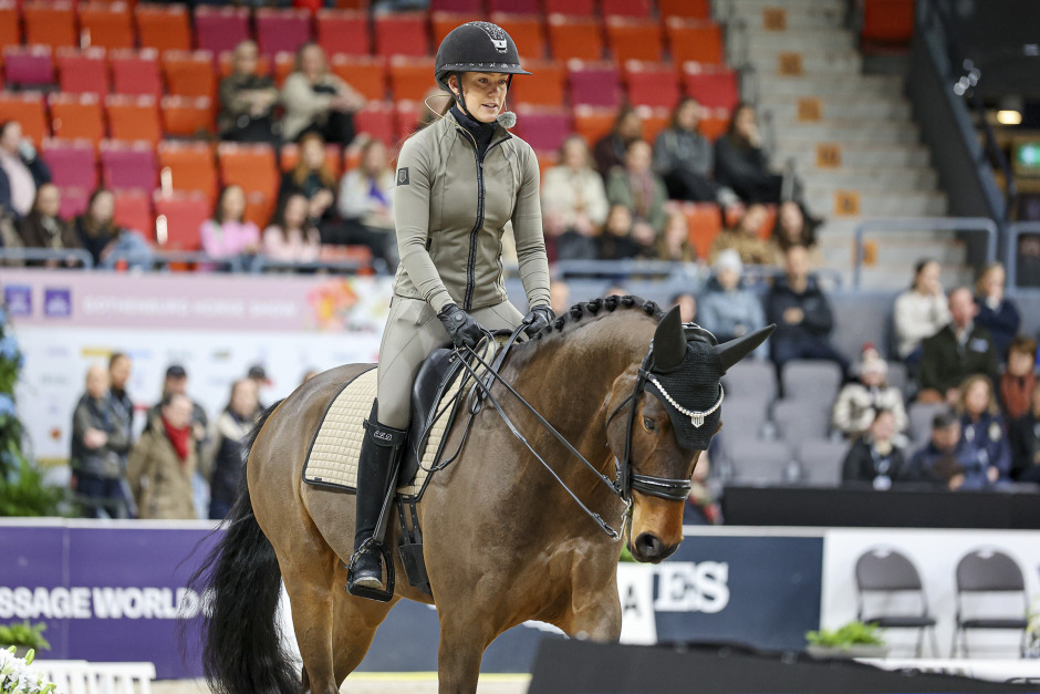 Cathrine Laudrup-Dufour tar hjälp av serpentiner
