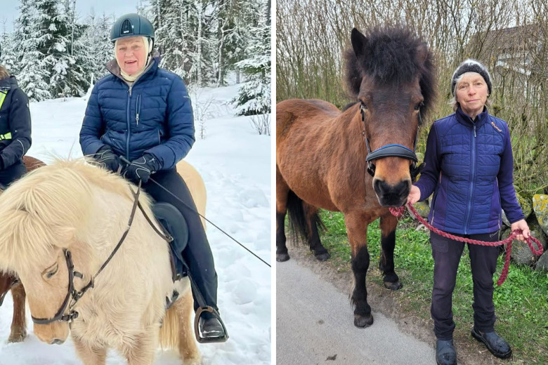 Rider vidare i 80-årsåldern: ”Håller på så länge det känns bra”